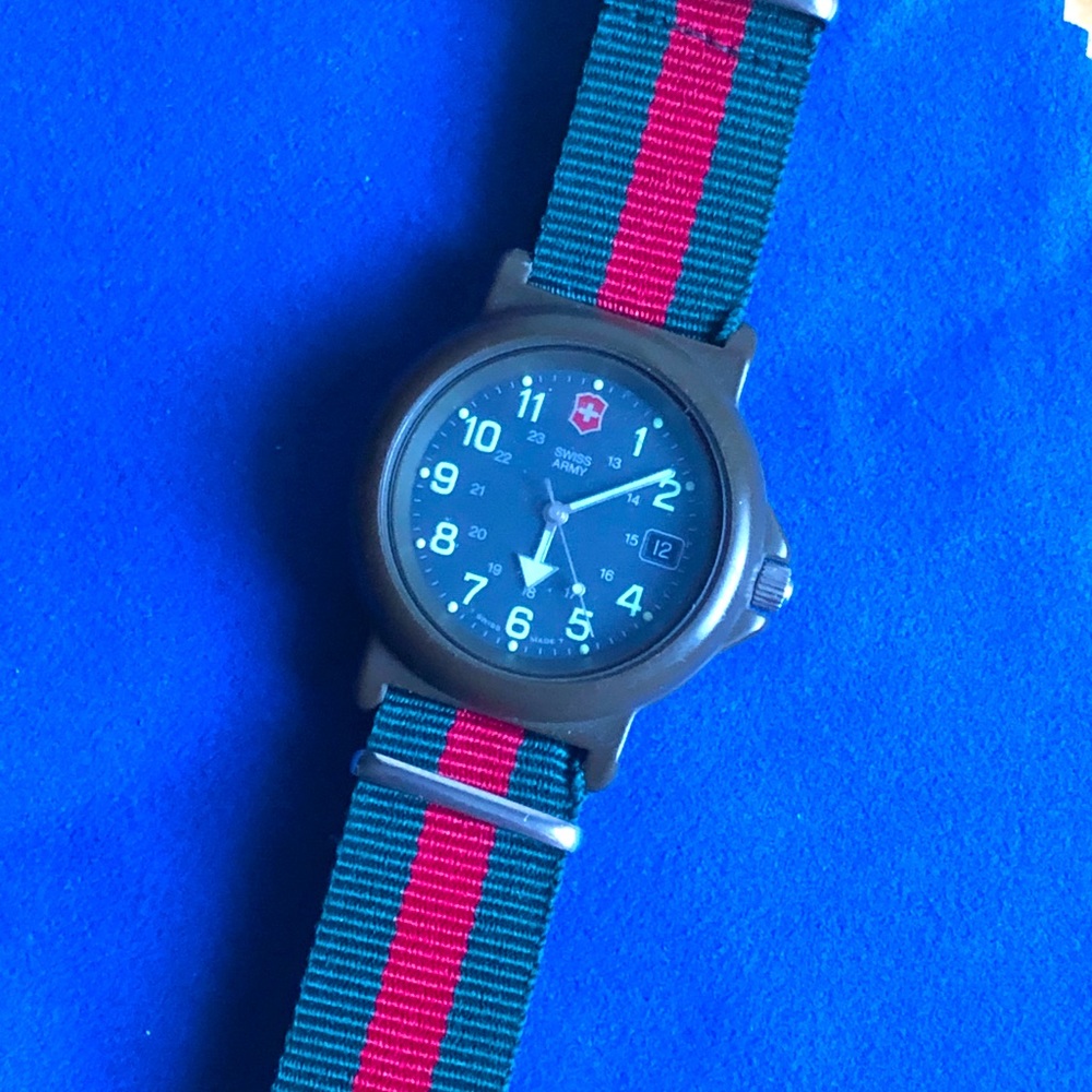 Swiss Army watch on nato strap